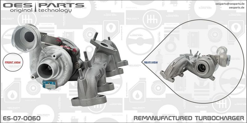 OES PARTS Kompresors, Turbopūte ES-07-0060